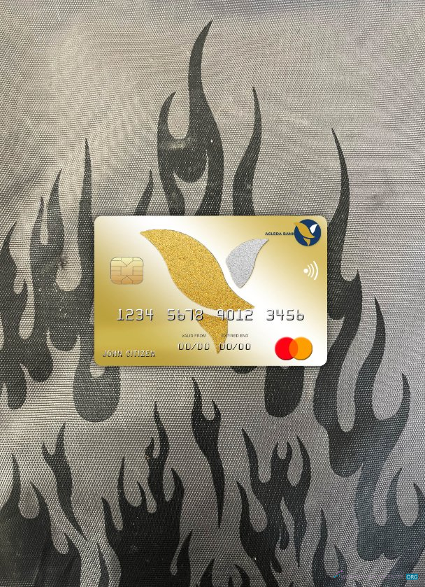 Download Cambodia Acleda bank mastercard photolook front Photoshop template